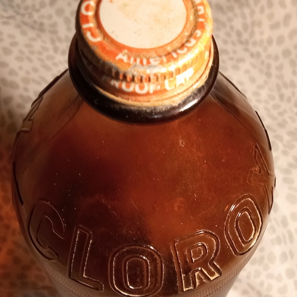 Vintage glass Clorox